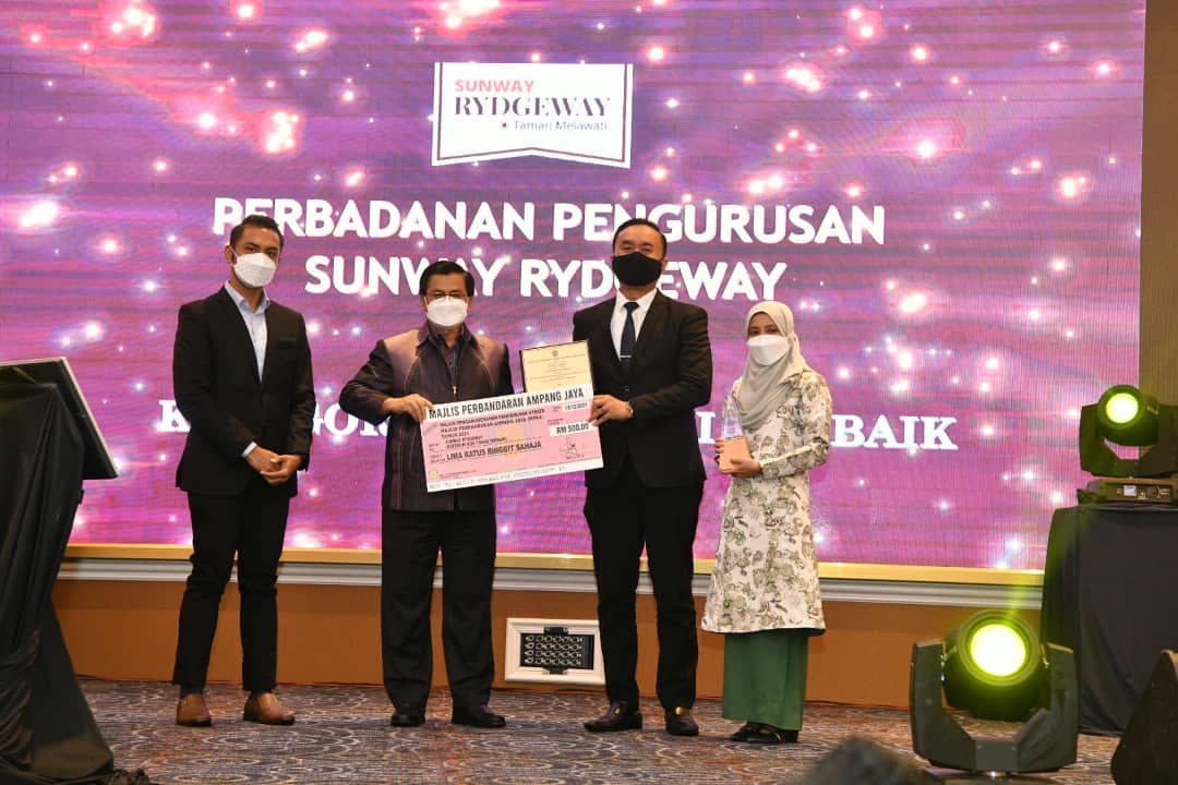Sunway Rydgeway won best managed site