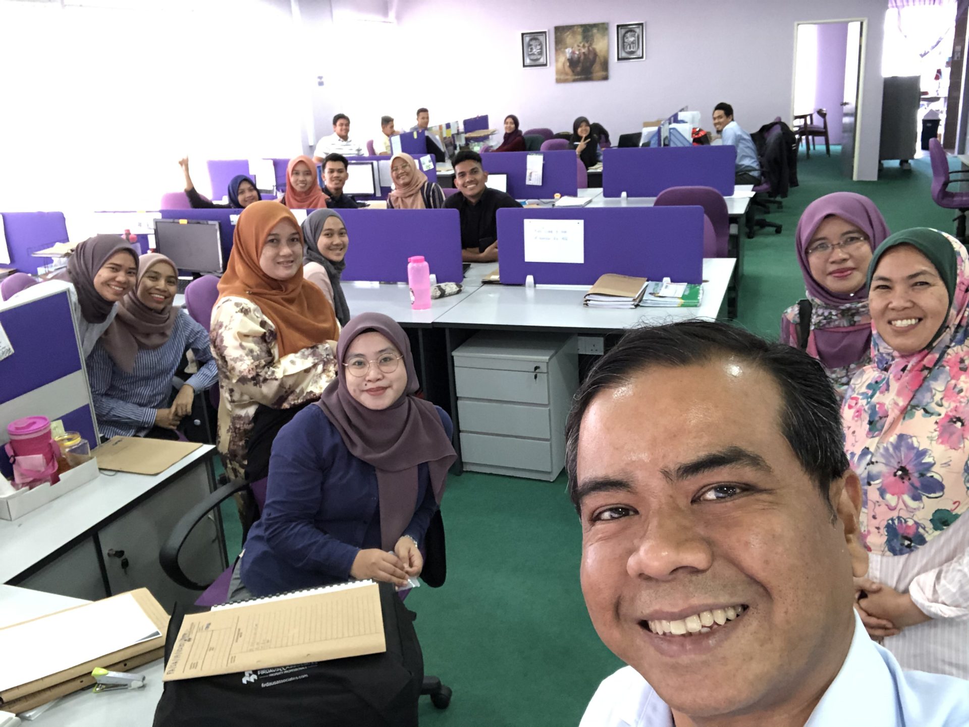 Managing Director Visiting Setia Alam Office