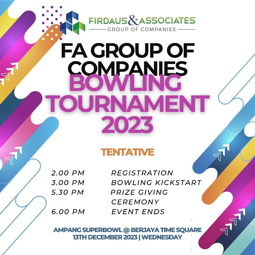 Firdaus & Associates Group of Companies Bowling Tournament 2023