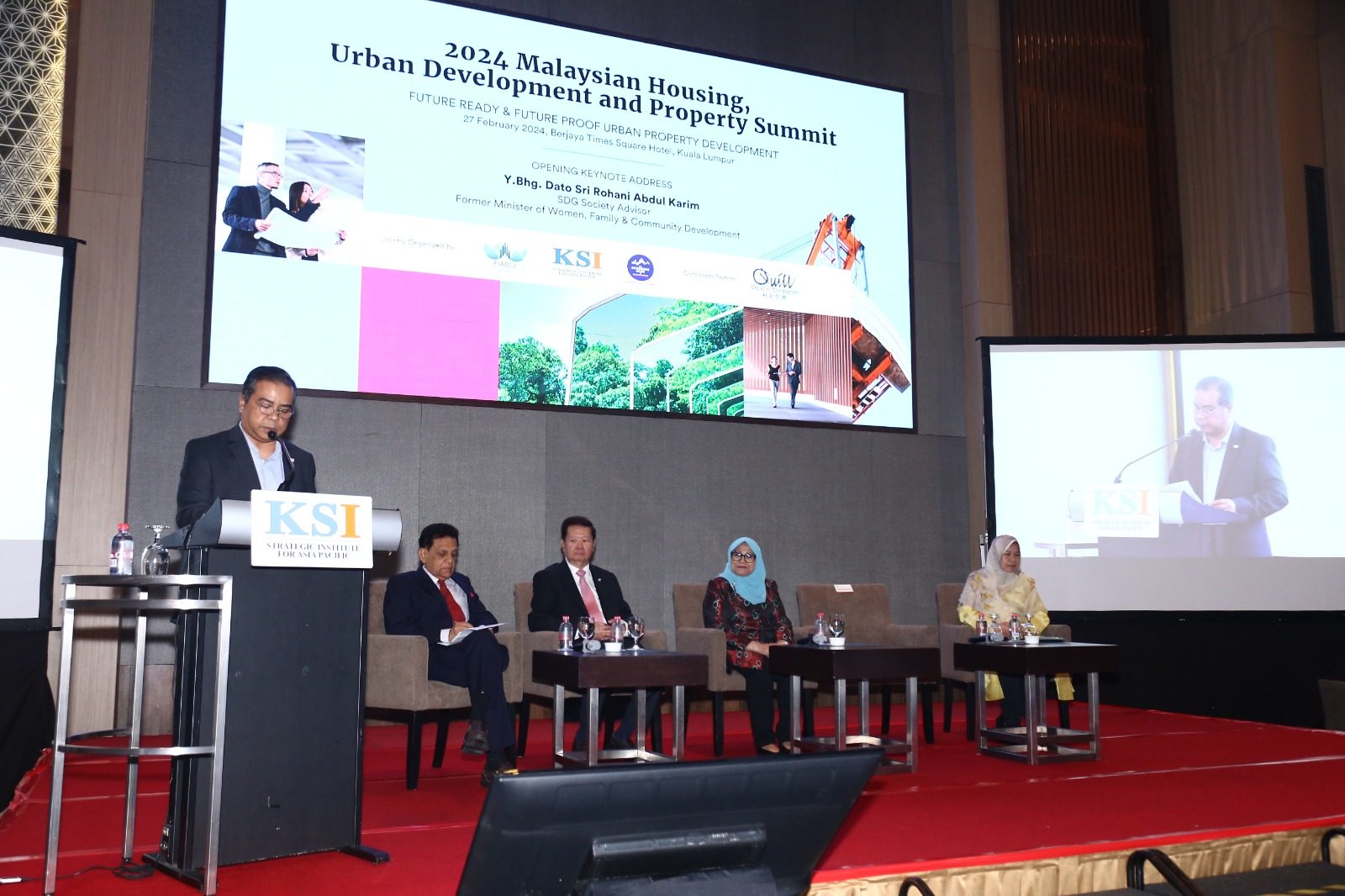 Our Group Managing Director as the FIABCI Malaysia President opening speech at the KSI Malaysia Housing Summit